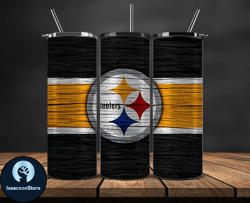 Pittsburgh Steelers NFL Logo, NFL Tumbler Png , NFL Teams, NFL Tumbler Wrap Design by IsaacsonStore 01