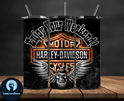 Harley Tumbler Wrap,Harley Davidson PNG, Harley Davidson Logo, Design by IsaacsonStore 56