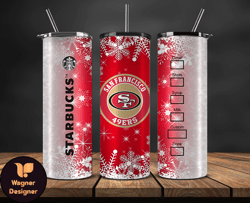 San Francisco 49ers Christmas Tumbler Png, NFL Merry Christmas Png, NFL, NFL Football Png 61