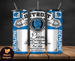 Detroit Lions Tumbler Wrap,Vintage Budweise Tumbler Wrap 44
