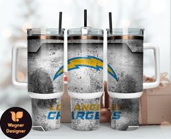 Los Angeles Chargers Tumbler 40oz Png, 40oz Tumler Png 82