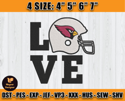 Cardinals Embroidery, NFL Cardinals Embroidery, NFL Machine Embroidery Digital, 4 sizes Machine Emb Files - 07 -Wagner
