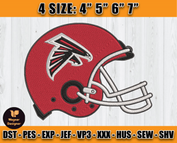 Atlanta Falcons Embroidery, NFL Falcons Embroidery, NFL Machine Embroidery Digital, 4 sizes Machine Emb Files -17-Wagner
