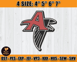 Atlanta Falcons Embroidery, NFL Falcons Embroidery, NFL Machine Embroidery Digital, 4 sizes Machine Emb Files -23-Wagner