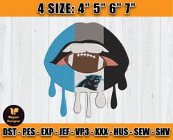 Panthers Embroidery, NFL Panthers Embroidery, NFL Machine Embroidery Digital, 4 sizes Machine Emb Files -11 Wagner