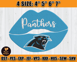 Panthers Embroidery, Peace Love Panthers, NFL Machine Embroidery Digital, 4 sizes Machine Emb Files -14 Wagner