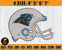 Panthers Embroidery, NFL Panthers Embroidery, NFL Machine Embroidery Digital, 4 sizes Machine Emb Files -19 Wagner