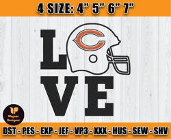 Chicago Bears Embroidery, NFL Bears Embroidery, NFL Machine Embroidery Digital, 4 sizes Machine Emb Files -11 Wagner