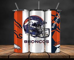 Denver Broncos Tumbler Wrap, NFL Logo Tumbler Png, NFL Design Png-25