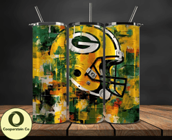 Green Bay Packers Tumbler Wrap, NFL Logo Tumbler Png, NFL Design Png-112