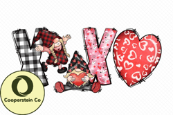 XOXO Gnome Valentines Sublimation Design 52