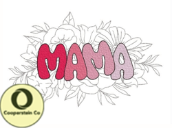 Floral Mama Embroidery Design Design 76