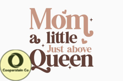 Mom a Little Just Retro Mothers Day SVG Design 313