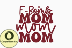 F Bomb Mom Retro Funny Mom SVG Design 334