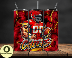 Kansas City ChiefsTumbler Wrap, NFL Logo Tumbler Png, Nfl Sports, NFL Design Png-16