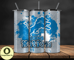 Detroit Lions Logo NFL, Football Teams PNG, NFL Tumbler Wraps PNG Design 10