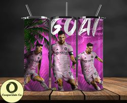 Lionel  Messi Tumbler Wrap ,Messi Skinny Tumbler Wrap PNG, Design by Cooperstein Co 14