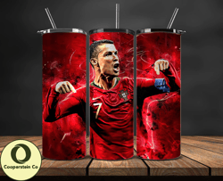 Ronaldo Tumbler Wrap ,Cristiano Ronaldo Tumbler Design, Ronaldo 20oz Skinny Tumbler Wrap, Design by Cooperstein Co 41