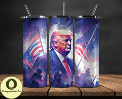 Donald Trump Tumbler Wraps,Trump Tumbler Wrap PNG Design by Cooperstein Co 04