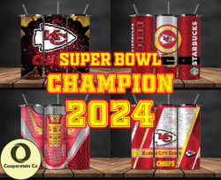 Kansas City Chiefs Super Bowl Tumbler Png, Super Bowl 2024 Tumbler Wrap 16