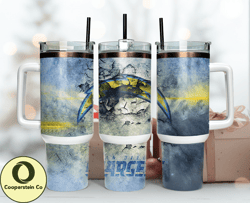 Los Angeles Chargers Tumbler 40oz Png, 40oz Tumler Png 50 by Cooperstein ST