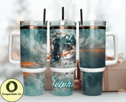 Miami Dolphins Tumbler 40oz Png, 40oz Tumler Png 52 by Cooperstein ST
