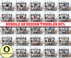 Bundle 32 Design Tumbler NFL 40oz Png, 40oz Tumler Png 98 by Cooperstein ST