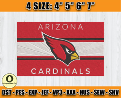 Cardinals Embroidery, NFL Cardinals Embroidery, NFL Machine Embroidery Digital, 4 sizes Machine Emb Files - 02 -Cooperst
