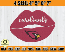 Cardinals Embroidery, NFL Cardinals Embroidery, NFL Machine Embroidery Digital, 4 sizes Machine Emb Files - 04 -Cooperst