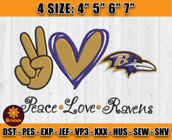 Ravens Embroidery, NFL Ravens Embroidery, NFL Machine Embroidery Digital, 4 sizes Machine Emb Files -18-Cooperstein
