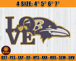 Ravens Embroidery, NFL Ravens Embroidery, NFL Machine Embroidery Digital, 4 sizes Machine Emb Files -20-Cooperstein
