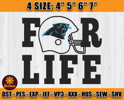 Panthers Embroidery, NFL Girls Embroidery, NFL Machine Embroidery Digital, 4 sizes Machine Emb Files -12 Cooperstein