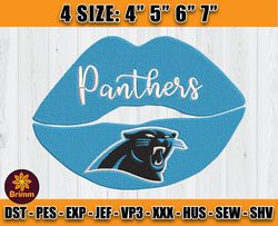 Panthers Embroidery, Peace Love Panthers, NFL Machine Embroidery Digital, 4 sizes Machine Emb Files -14 Cooperstein
