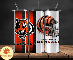 Cincinnati Bengals Tumbler Wrap, NFL Logo Tumbler Png, NFL Design Png-37