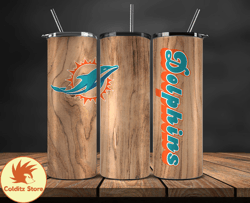 Miami Dolphins Tumbler Wrap, NFL Logo Tumbler Png, NFL Design Png-62