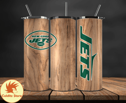 New York Jets Tumbler Wrap, NFL Logo Tumbler Png, NFL Design Png-72
