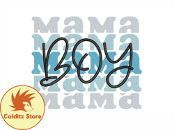 Boy Mama Embroidery Design Design 69