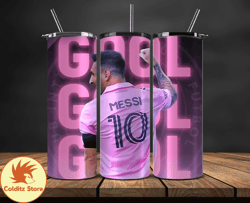 Lionel  Messi Tumbler Wrap ,Messi Skinny Tumbler Wrap PNG, Design by Colditz Store 39