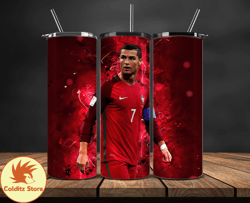 Ronaldo Tumbler Wrap ,Cristiano Ronaldo Tumbler Design, Ronaldo 20oz Skinny Tumbler Wrap, Design by Colditz Store 02