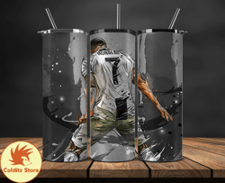Ronaldo Tumbler Wrap ,Cristiano Ronaldo Tumbler Design, Ronaldo 20oz Skinny Tumbler Wrap, Design by Colditz Store 48