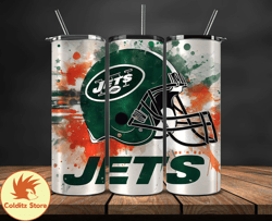 New York Jets Logo NFL, Football Teams PNG, NFL Tumbler Wraps PNG, Design by ColditzStore 29