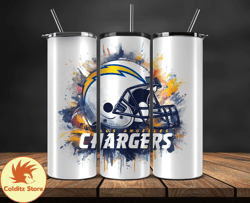 Los Angeles Chargers Logo NFL, Football Teams PNG, NFL Tumbler Wraps PNG, Design by ColditzStore 35