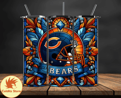 Chicago Bears Logo NFL, Football Teams PNG, NFL Tumbler Wraps PNG, Design by ColditzStore 70