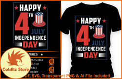 4th of July Independence Day T-shirt Design 118