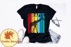 Vintage Giraffe T Shirt Design Design 218
