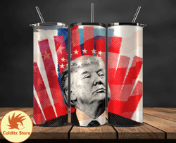 Donald Trump Tumbler Wraps,Trump Tumbler Wrap PNG Design by Colditz Store 01