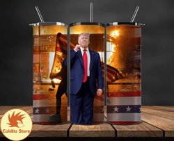 Donald Trump Tumbler Wraps,Trump Tumbler Wrap PNG Design by Colditz Store 09