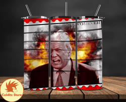 Donald Trump Tumbler Wraps,Trump Tumbler Wrap PNG Design by Colditz Store 21