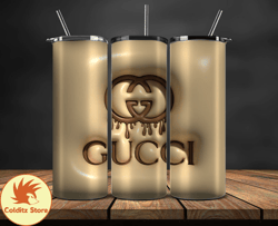 Gucci Tumbler Wrap, Logo LV 3d Inflatable, Fashion Patterns, Logo Fashion Tumbler -12 by Colditz