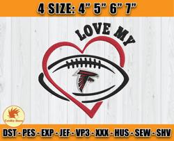 Atlanta Falcons Embroidery, NFL Falcons Embroidery, NFL Machine Embroidery Digital, 4 sizes Machine Emb Files-08-Colditz